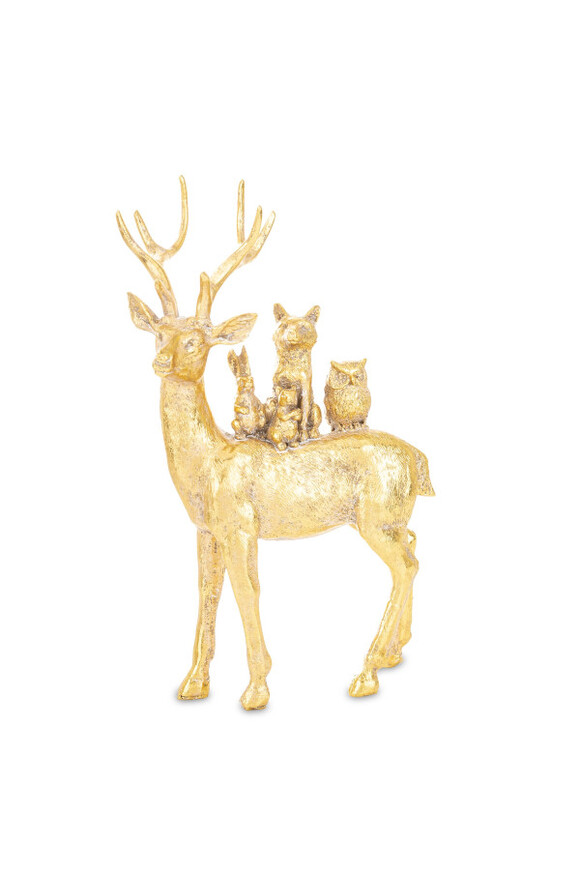 Reindeer Elegance, świąteczna figurka renifer