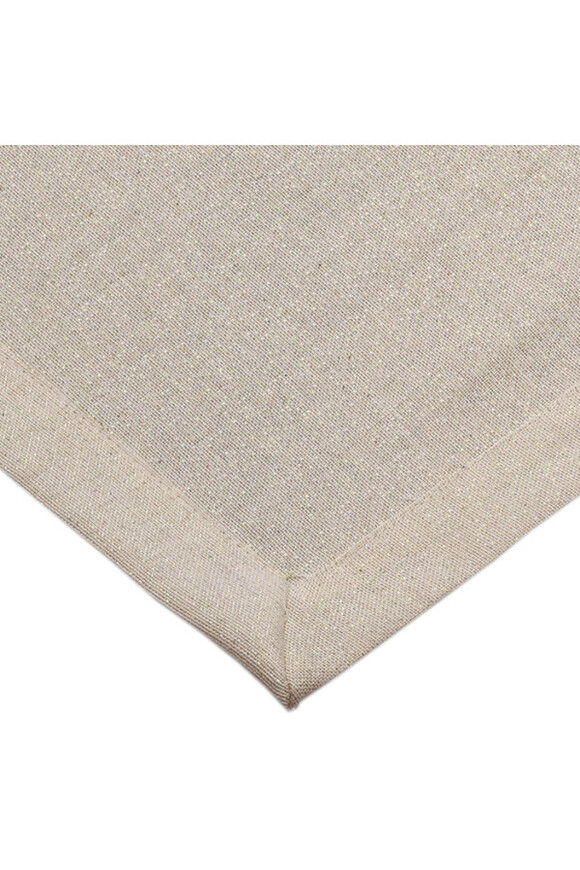 Alissa Flora, bieżnik ze złotą nicią, kremowy