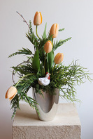 Doris Spring, stroik wiosenny z kurami