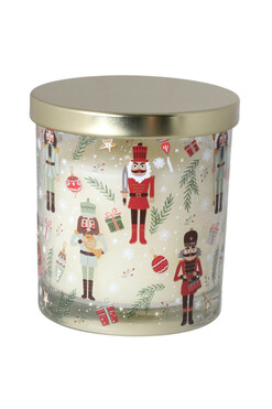 OD RĘKI Xmas Scent, świeca zapachowa w szkle, wanilia i imbir, 270g