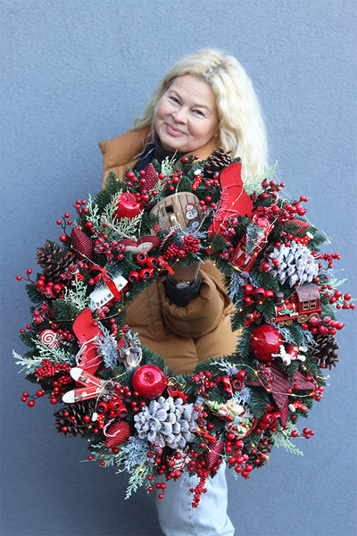 Christmas Moko 2, ogromny wianek świąteczny