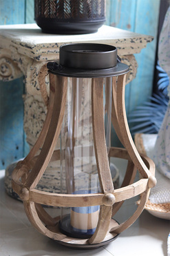 Garden Lampion pękaty A, wys. 50cm/77cm z liną 