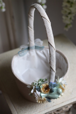 dekorowany koszyczek wielkanocny, Kressa, wys.33cm 