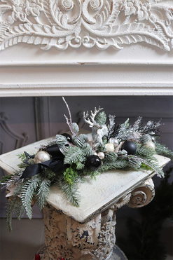 Projekt Szałas, bożonarodzeniowy stroik girlanda, dł.50cm