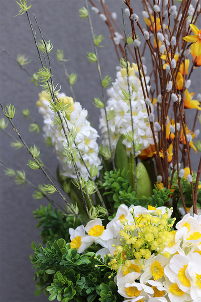 Wiosenne Trele Concrete, wiosenna kompozycja roślinna