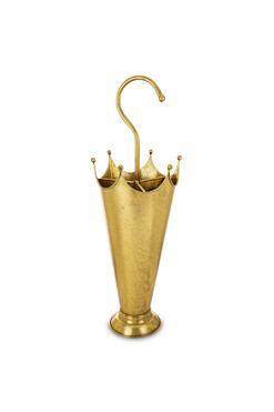 Umbrella Gold, metalowy parasolnik, wym.63x22cm