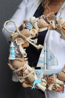 Bałtyk, marynistyczny wianek z żaglówką