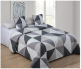 narzuta Coverlet Pierrot Gray, wym.200x220cm + poszewki 2 szt. 45x45cm