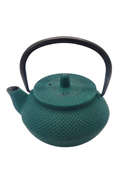 Awaji, żeliwny imbryk do herbaty, zielony, poj.300ml