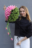 Tulippo Clear Design Candy, dekoracja nagrobna na płycie