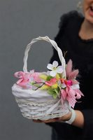 Moko Easter Girl, dekorowany koszyczek wielkanocny, wys.28cm
