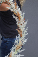 Boho Betra, subtelny wianek ze sztucznego suszu, śr.50cm