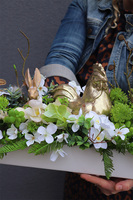 Longia Milio 2, podłużna kompozycja wielkanocna, wym.28x77cm