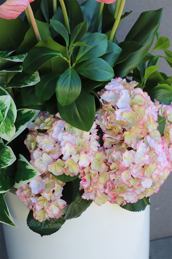 Medinilla Fiberglass, podłogowa dekoracja kwiatowa