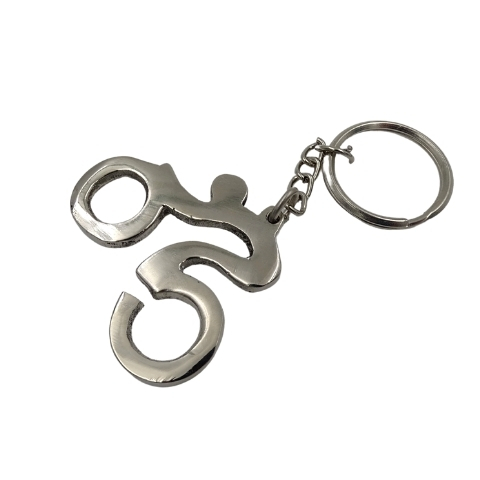 brelok metalowy - Rowerzysta, dł.10cm