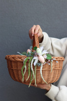 Periana, dwustronnie dekorowany koszyczek wielkanocny