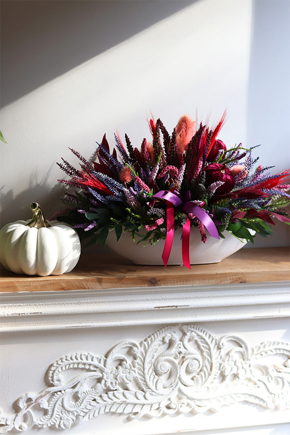 Jesień w Górach, jesienna kompozycja z wrzosami