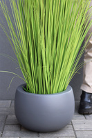 Trawa Pustynna Walter Grey, sztuczne trawy w donicy Fiberglass