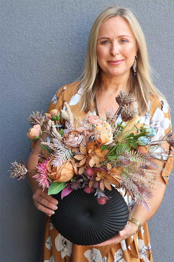 Heffa, jesienna kompozycja kwiatowa