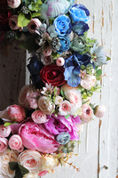 Caryca Katarina 2, bogaty wianek na drzwi z chwostem