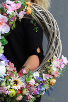 Klerta, asymetryczny wianek z ptaszkiem