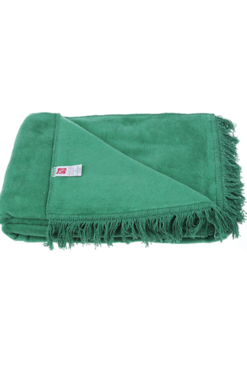 Plusz, koc / pled zielony, wym.150x200cm