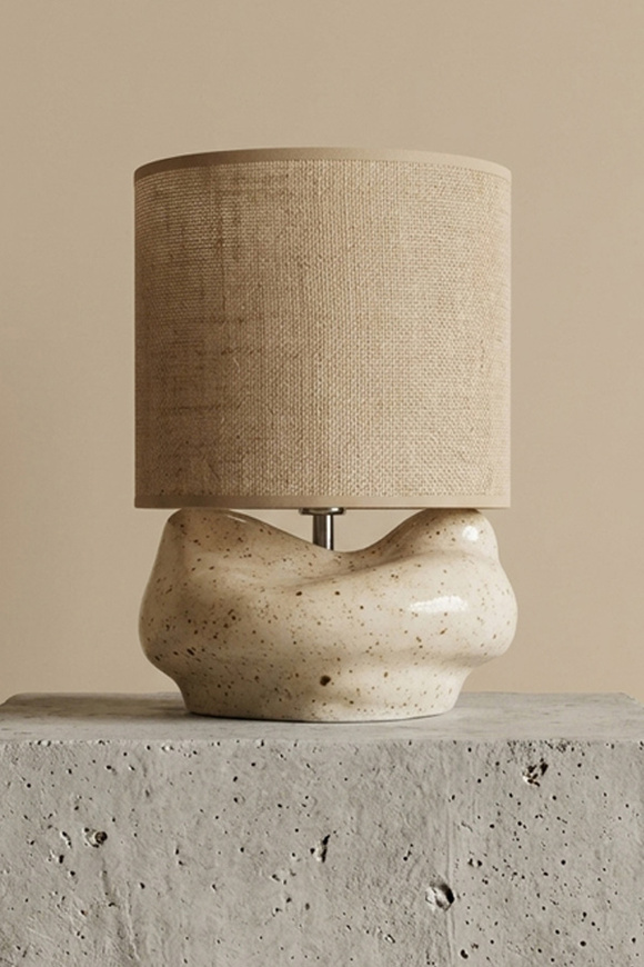 nowoczesna lampa stołowa ceramiczna