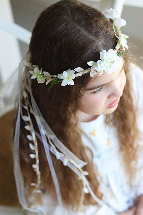 Sensitive White, wianek na głowę, rozmiar uniwersalny