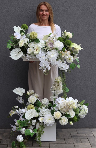 Rozdroże Biel Long, przyjęciowa dekoracja na stół weselny