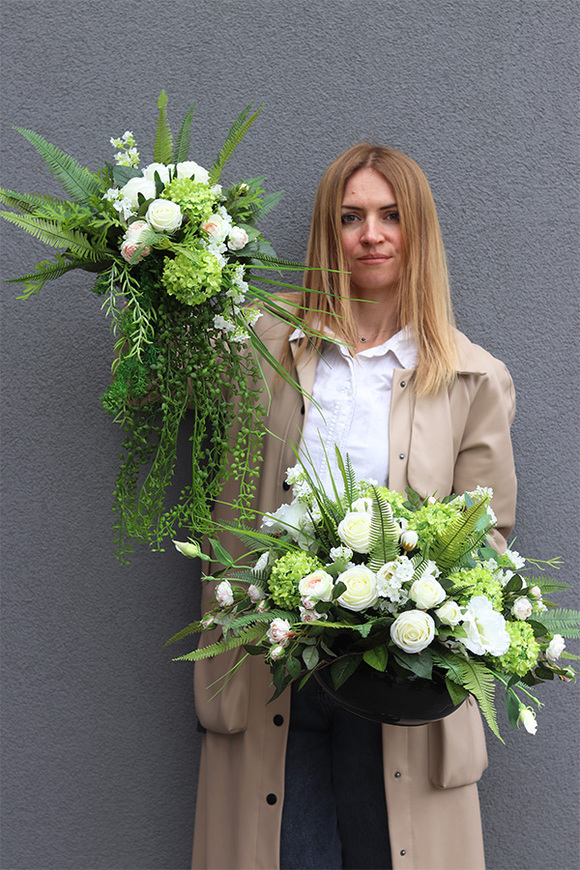 Zielona Nadzieja 2, kompozycja nagrobna w misie