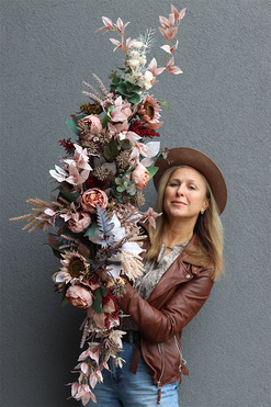 OD RĘKI Autumn Mood, jesienna girlanda dekoracyjna, dł.130cm 