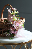 Sergio Pink, dekorowany koszyczek wielkanocny