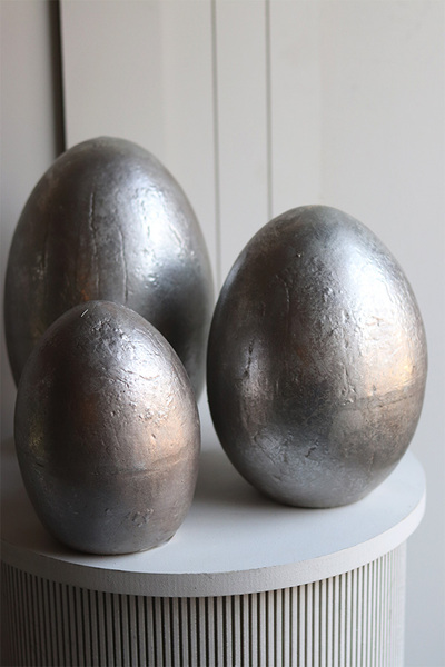 Vintage Silver, jajko wielkanocne figurka