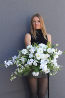 Biały Ślub, przyjęciowa dekoracja na stół weselny