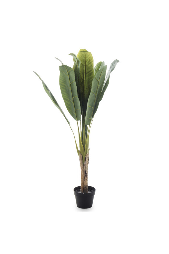 Bananowiec, sztuczne drzewko w osłonce / donicy, wym.125x40x40cm