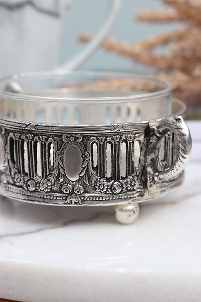 cukiernica posrebrzana Stella