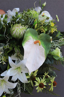 Palermo Bianco, komplet dekoracji nagrobnych