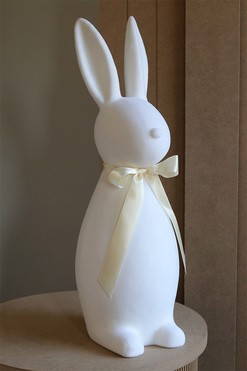 Bunny the Star, figurka wielkanocna zajączek, krem, wys.46cm