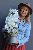 Kerre, wysokiej jakości sztuczny storczyk, wym.52cm 