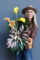 Kalle Gold, bukiet nagrobny kalie