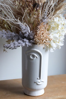 Boho Cream Personal, kompozycja kwiatowa w wazonie	