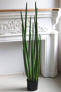 Sansewieria Cylindryczna, roślina sztuczna w donicy, wys.125cm