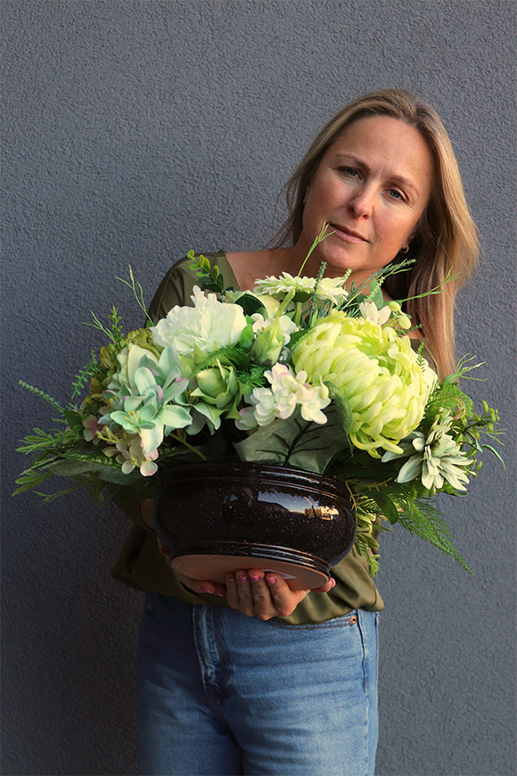 Janina Green, komplet dekoracji nagrobnych