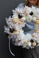 Bohdana, wielkanocny wianek na drzwi