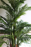 Palma Deluxe, wysokiej jakości sztuczna palma w metalowej donicy