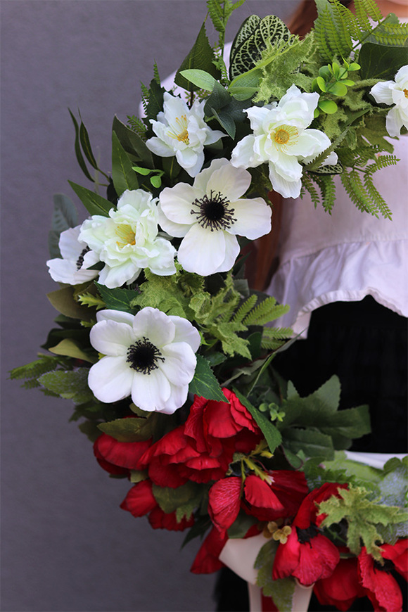 Majowa Polonia, wianek patriotyczny na drzwi