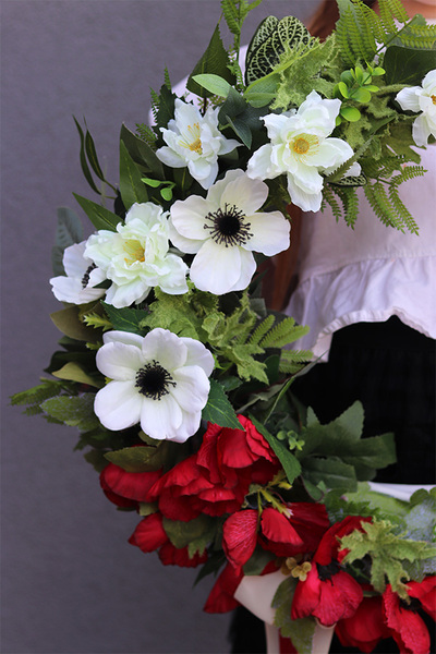 Majowa Polonia, wianek patriotyczny na drzwi