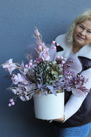  Jesień u Progu, jesienna kompozycja w naczyniu glamour