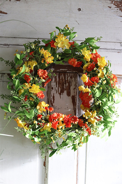  Idzie Wiosna, radosny wiosenny wianek