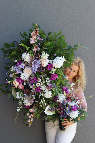 Trementa, duża wiązanka nagrobna